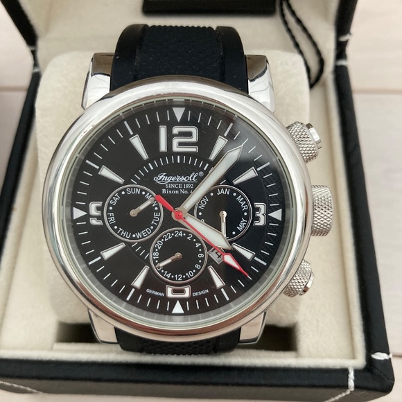 Ingersoll Automatic Men's watch - Bison No. 44 black IN4109BK - Picture 3 of 12